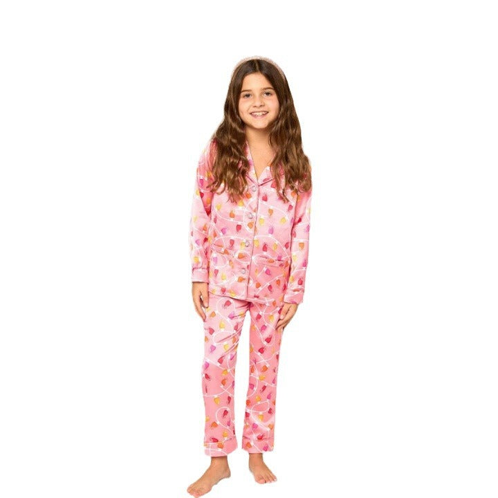 American Christmas pajamas set printed home clothes for women by eprolo