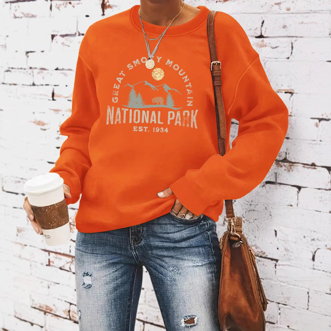 National Park printed hoodie by eprolo