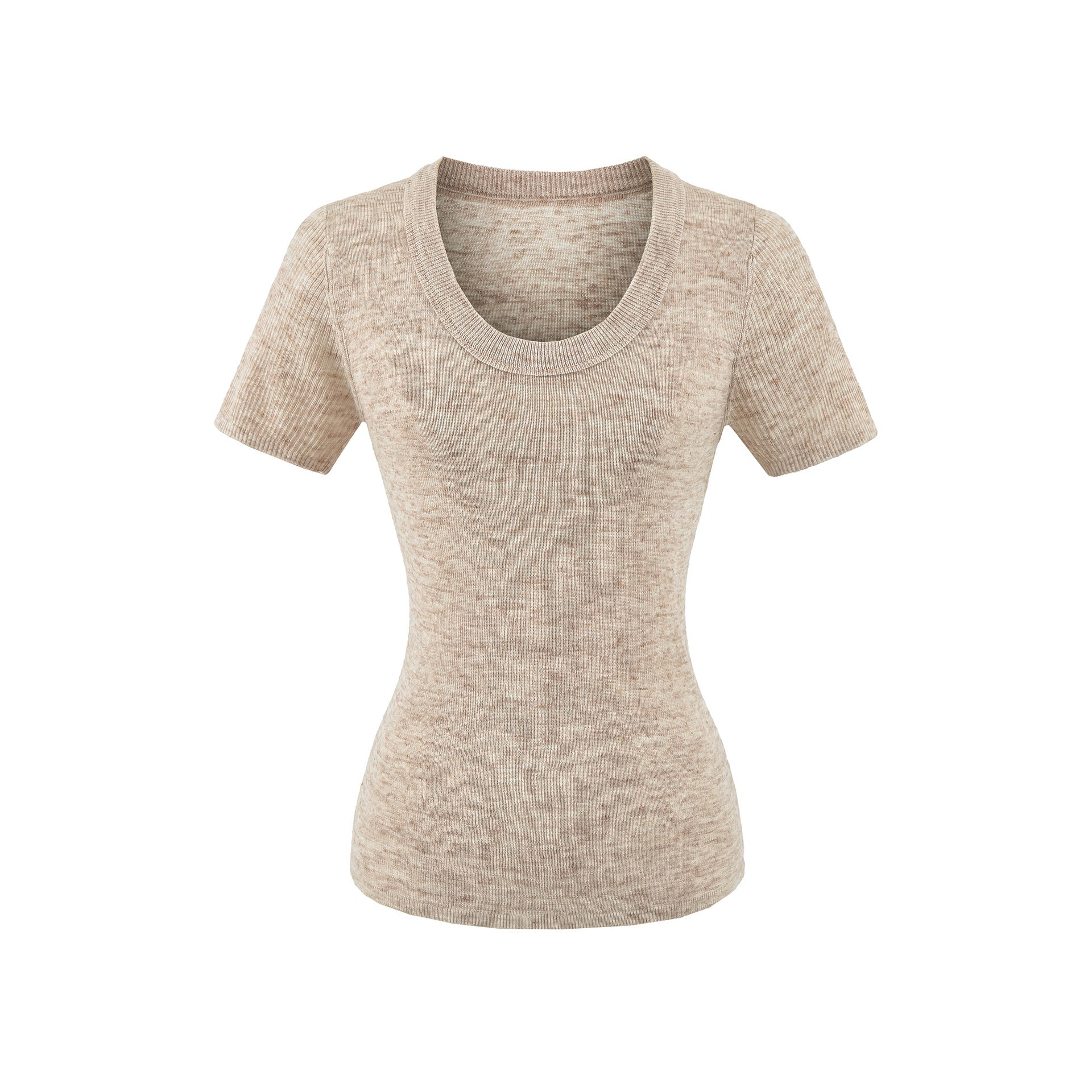 U-neck short sleeved top by eprolo