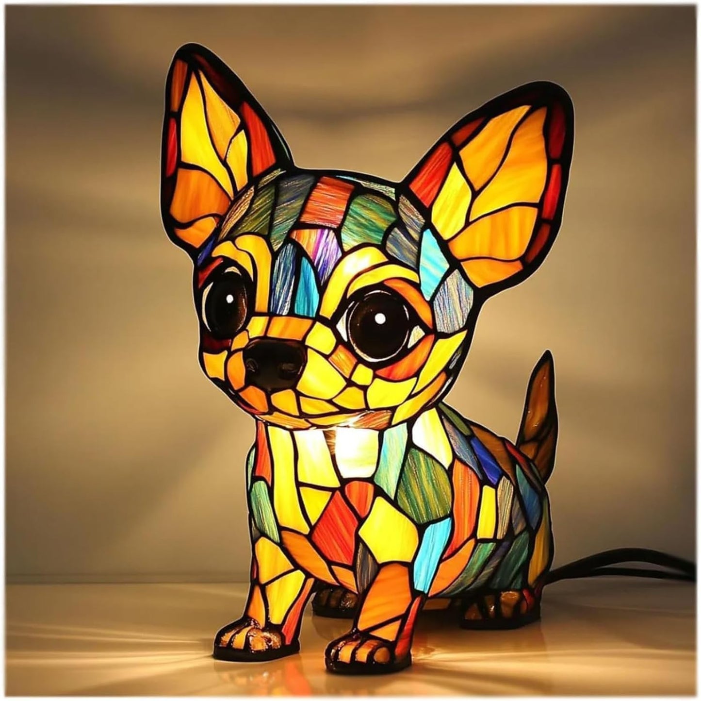 Dachshund Lamp - Bigfoot Lamp Resin Statue LED Decorative Light by eprolo