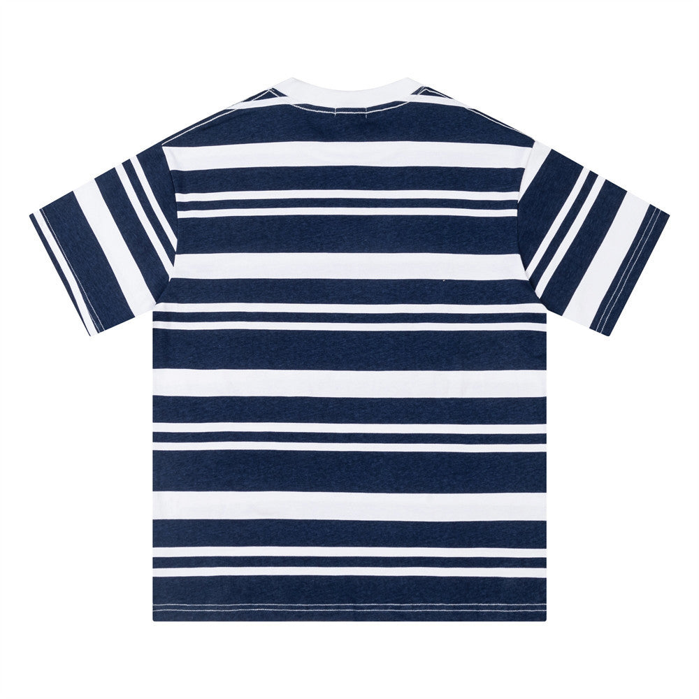 Contrast striped round neck t-shirt by eprolo