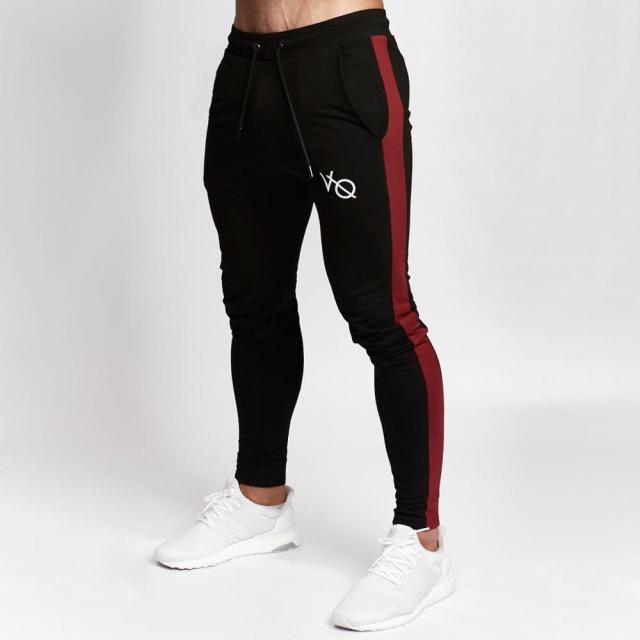 Mens Joggers Casual Pants Fitness Men Sportswear Tracksuit Bottoms Skinny Sweatpants Trousers Black Gyms Jogger Track Pants