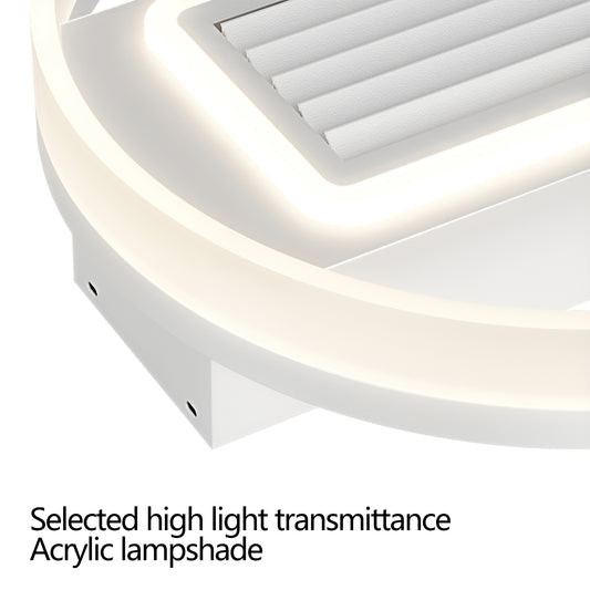 Bladeless Fan Lamp With Lights Dimmable LED by eprolo