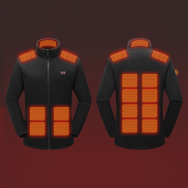 Thermal assault jacket, 3-in-1 cotton jacket with hood, men's warm cotton jacket, outdoor carbon fiber heating jacket by eprolo