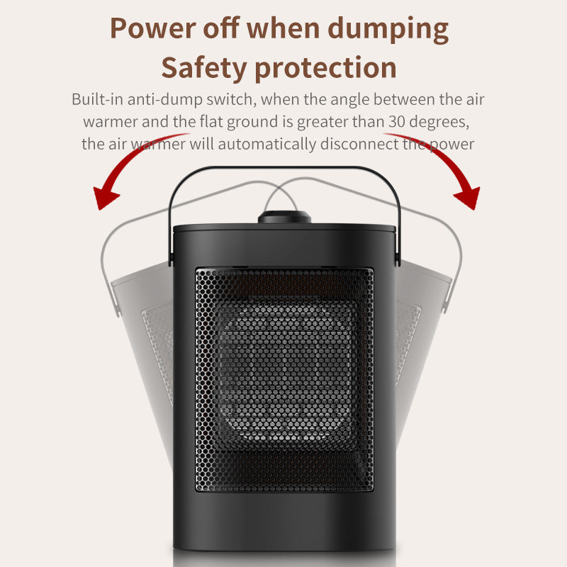 Small Mini Fan Heater Vertical Home Heater by eprolo