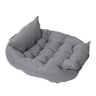 Four-Season Universal Summer Folding Dog Sofa Bed Soft Pet Cushion Pit Bull Small And Medium-Sized Dogs Pet Kennel by eprolo