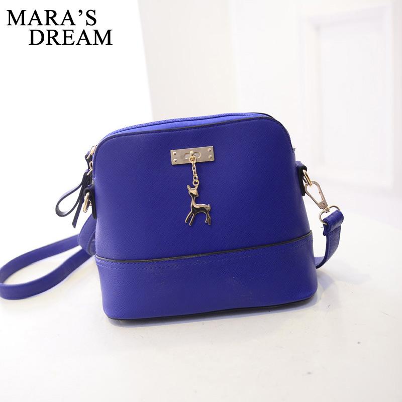 Women Leather Small Shoulder Bag Women Deer Spliced Collision Cross Body Bag Women SHhoulder Bags Girl Messenger Bag