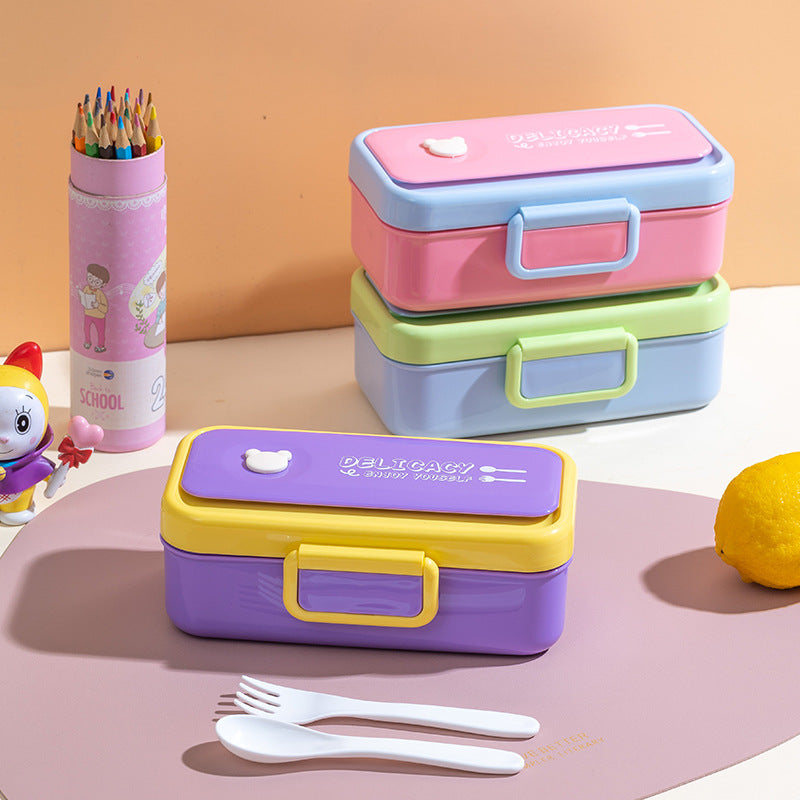 Cartoon cute fashion microwaveable lunch box portable lunch box