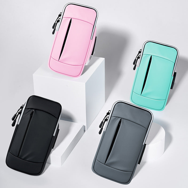 Running Phone Arm Bag Outdoor Phone Bag Men's and Women's Phone Arm Strap Sports Phone Arm Cover Wrist Bag Waterproof by eprolo