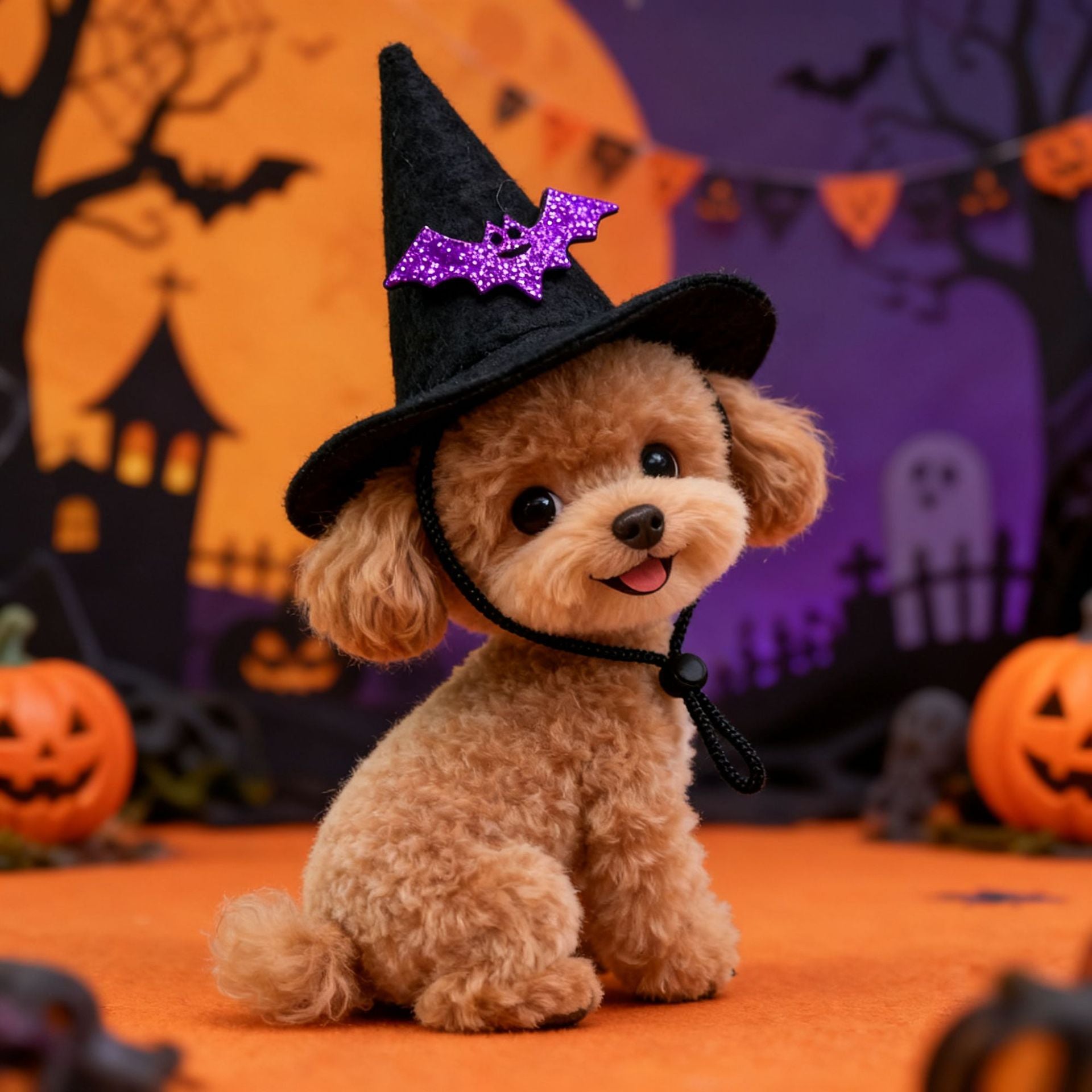 Pet Halloween Hat Creative Pumpkin Devil Spider New Stock Rabbit Pet Dog by eprolo