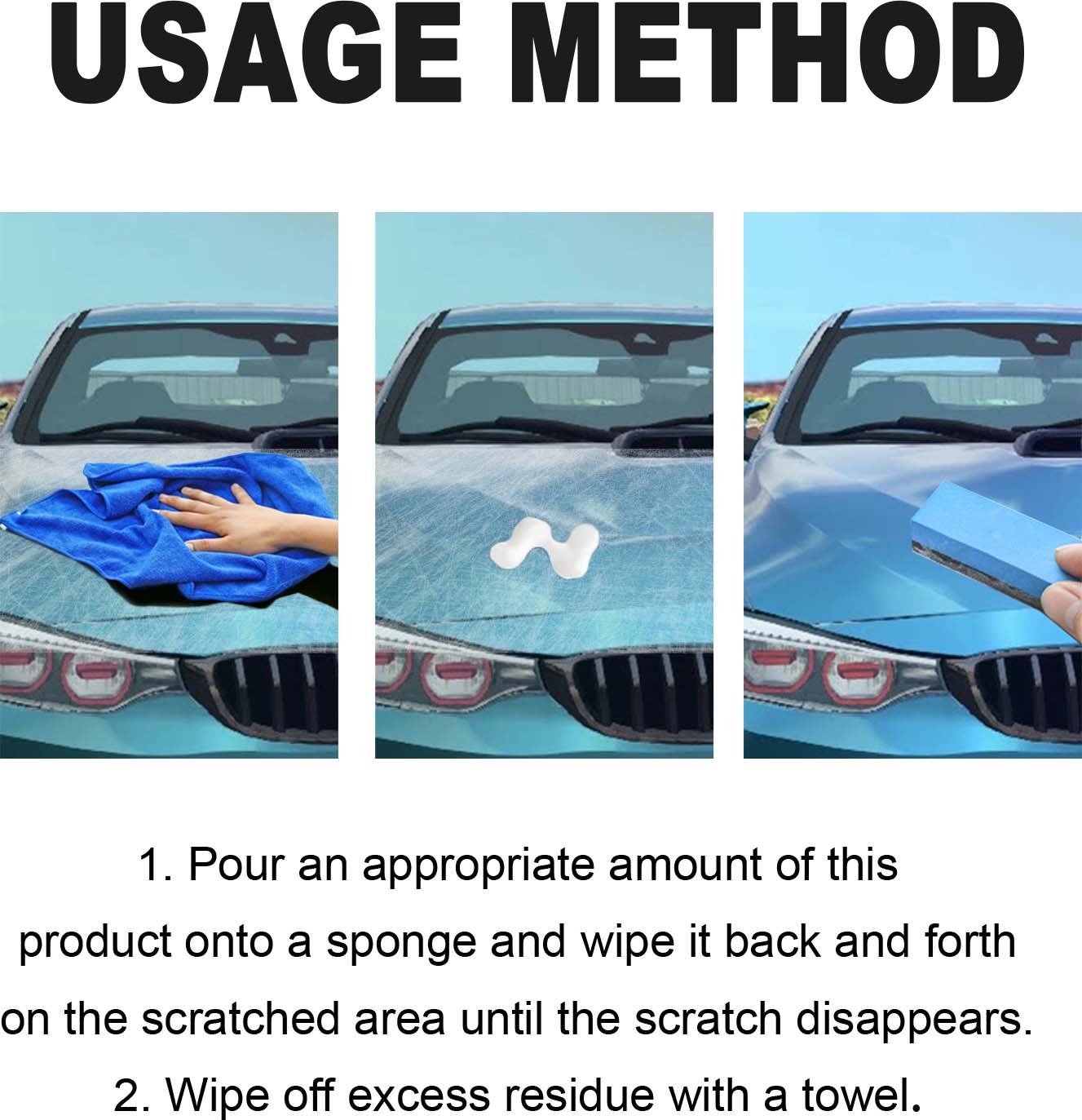 Scratch Repair Agent, Polishing And Reconditioning Agent For Automobile Paint Coating by eprolo