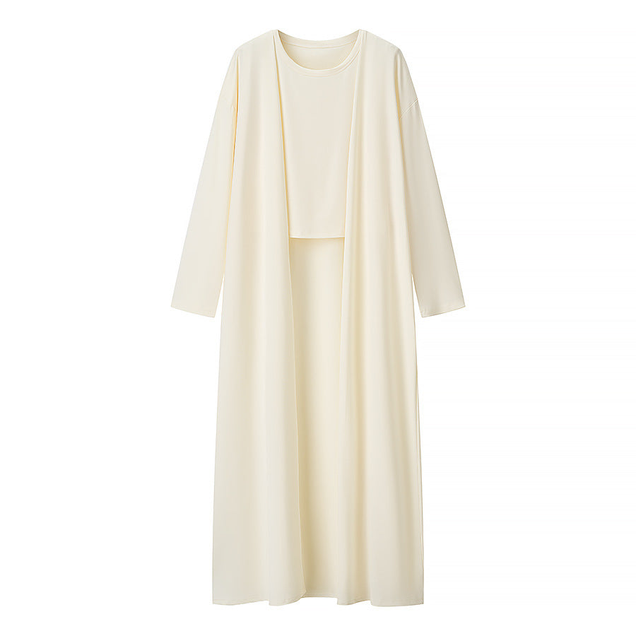 Knitted sweater three piece set