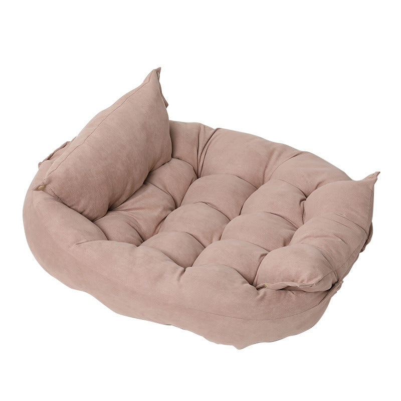 Four-Season Universal Summer Folding Dog Sofa Bed Soft Pet Cushion Pit Bull Small And Medium-Sized Dogs Pet Kennel by eprolo