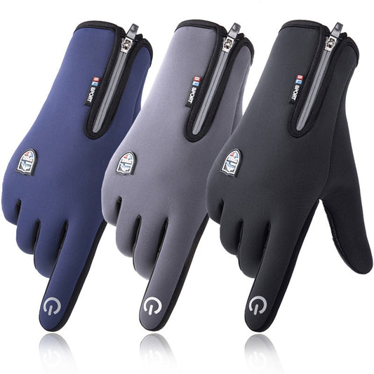 Winter Fleece Thermal Warm Outdoor Gloves Touchscreen Waterproof Cycling Bicycle Windproof Glo by eprolo