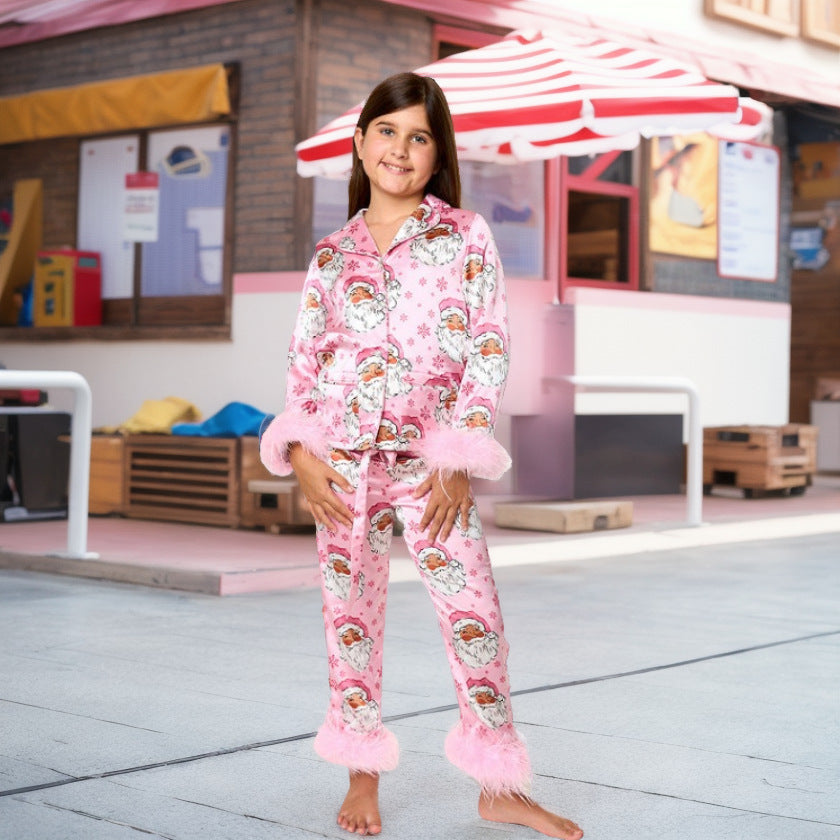 American Christmas pajamas set printed home clothes for women by eprolo
