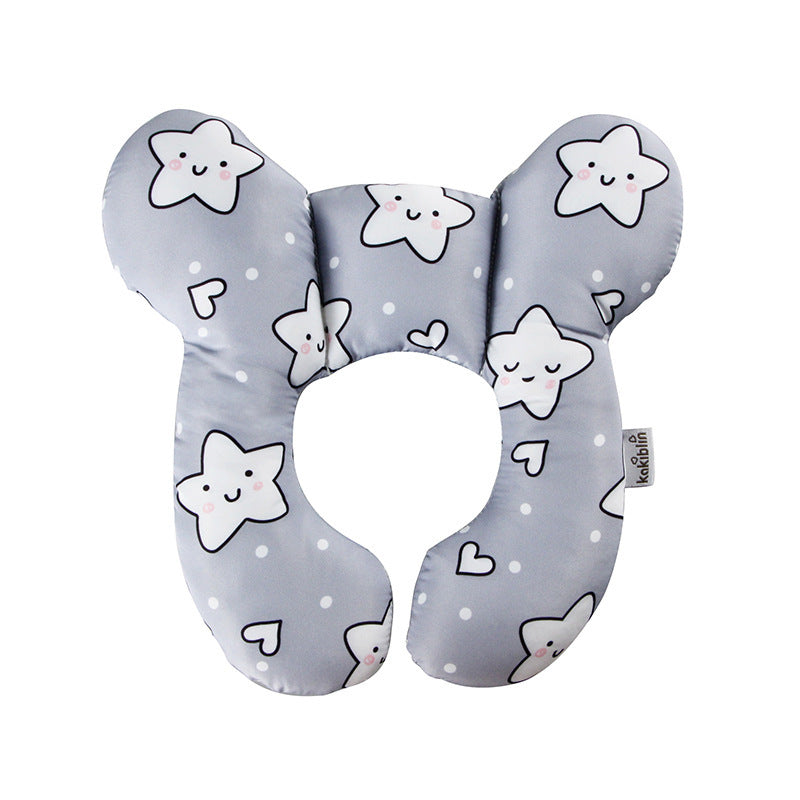 Baby head protection U-shaped pillow stroller fixed head pillow car seat sleeping protection head and neck pillow by eprolo