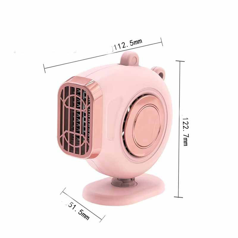 Small Sun Car Mounted Heater 12V/24V Car Heater Car Creative Fast Heating Mini Hot Fan by eprolo
