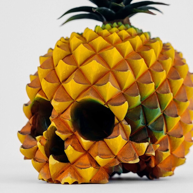 Pineapple Skeleton Halloween Decoration Creative Decoration by eprolo