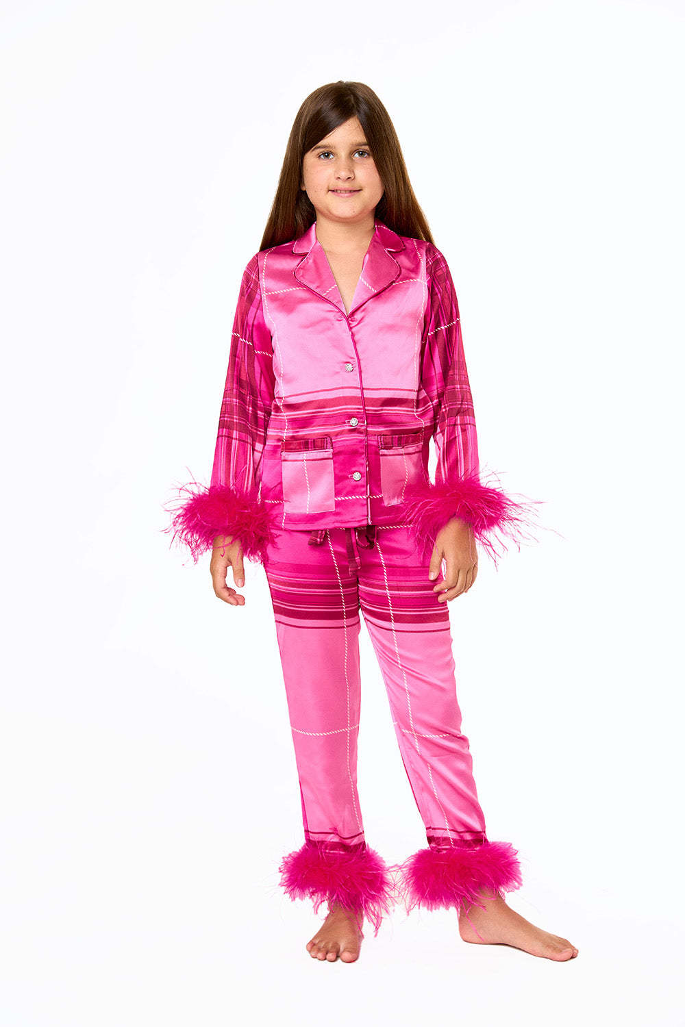 American Christmas pajamas set printed home clothes for women