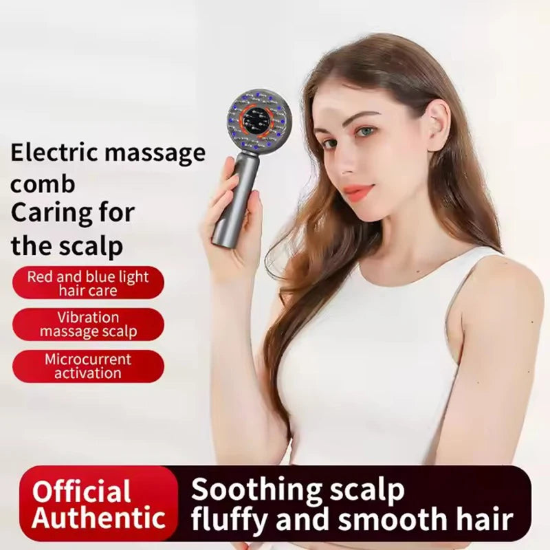 Head Massagers Scalp with 4 Mode Guiding Comb For Hair Massage Red Light Therapy Smooth Hair Care Deep Moisturizing of the Scalp by eprolo