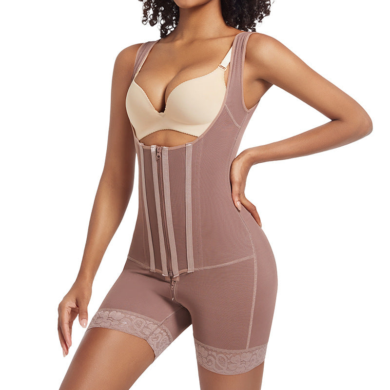 Bodyshaper Full-Body Shaping Suit Waist Trainer Tummy Control Butt Lifter Slimming Bodysuit Women Compression Shapewear by eprolo