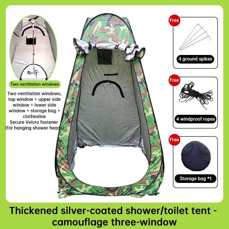Pop Up Privacy Tent - Instant Outdoor Shower & Portable Toilet for Camping by eprolo