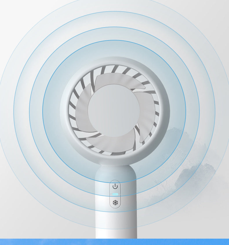 Ice Compression Handheld Fan Refrigeration USB Mini Fan Cross-border New Explosive Ice Hockey Fan by eprolo