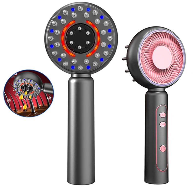 Head Massagers Scalp with 4 Mode Guiding Comb For Hair Massage Red Light Therapy Smooth Hair Care Deep Moisturizing of the Scalp by eprolo