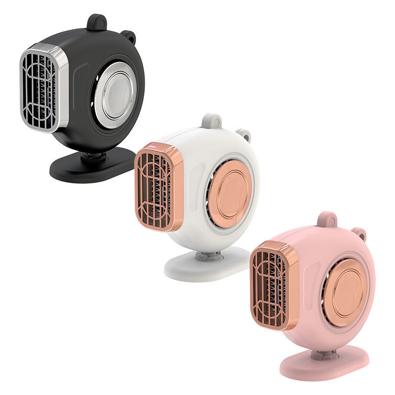 Small Sun Car Mounted Heater 12V/24V Car Heater Car Creative Fast Heating Mini Hot Fan by eprolo