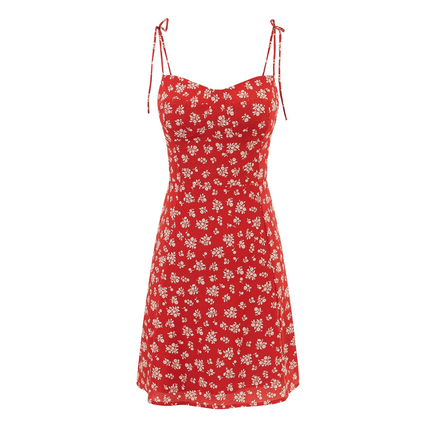 Strapless Dress Print Short Dress by eprolo