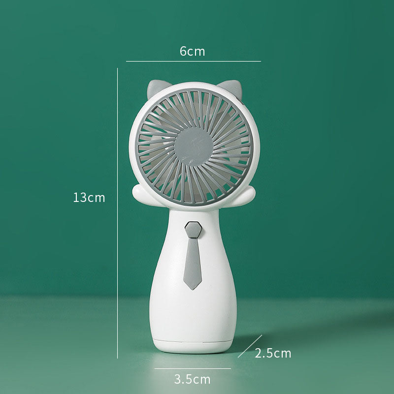 Girls Fan Cute Fan Antlers Small Fan Handheld Fan Mini Portable Fan Company Gift Fan by eprolo