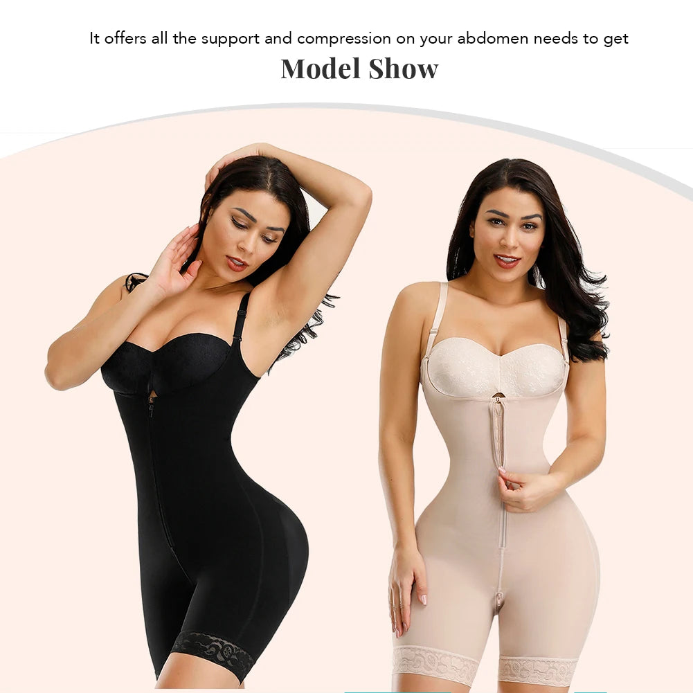 Straps Full Body Shaper Tummy Slimming Postpartum Stage 3 Girdle Push Up Butt Lifter Shapewear by DERILUJA LLC