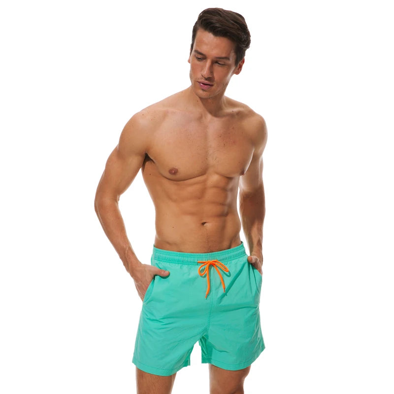 Summer Swim Pants Male Athletic Running Gym Quick Dry Swimsuit Size 4XL by DERILUJA LLC