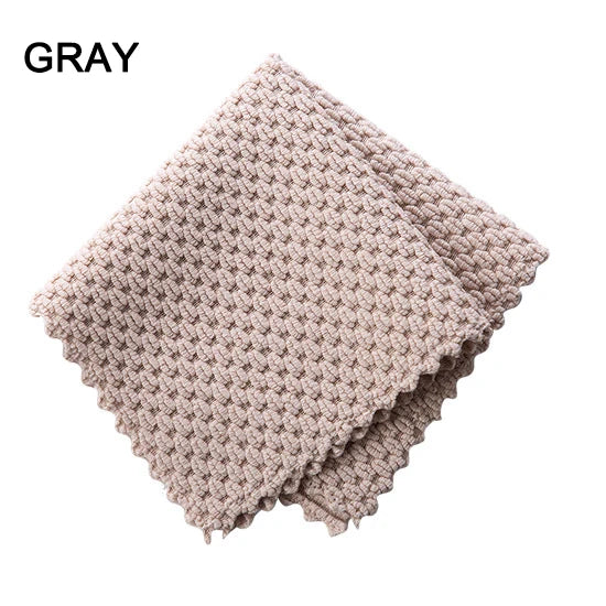 Home microfiber towels for kitchen Absorbent thicker cloth for cleaning Micro fiber wipe table kitchen towel Kitchen Anti-grease by eprolo