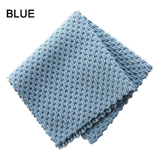 Home microfiber towels for kitchen Absorbent thicker cloth for cleaning Micro fiber wipe table kitchen towel Kitchen Anti-grease by eprolo