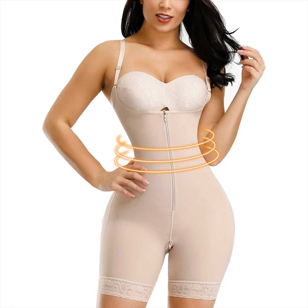 Straps Full Body Shaper Tummy Slimming Postpartum Stage 3 Girdle Push Up Butt Lifter Shapewear by DERILUJA LLC