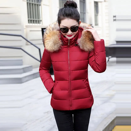 Autumn Female Jacket  Hooded Winter Coat women's Jacket RJ