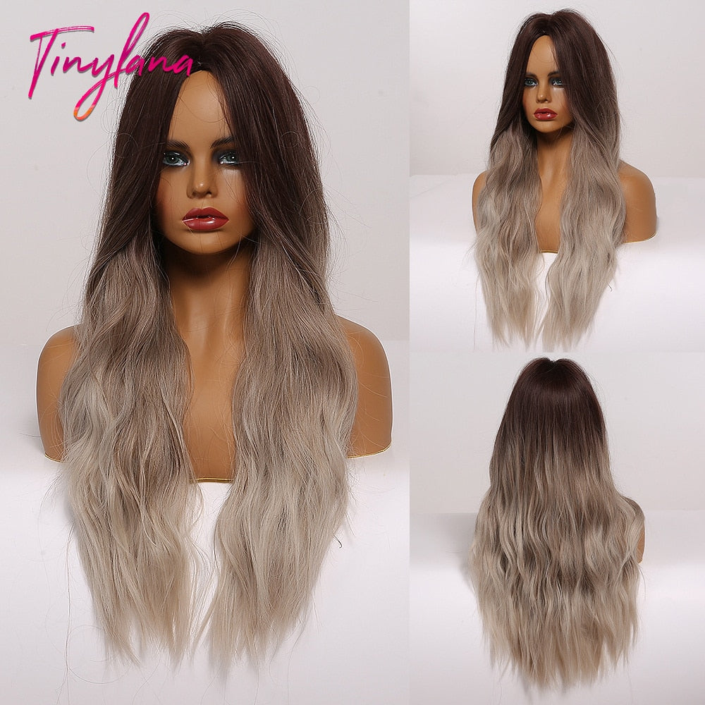 Badon marchand hair  For Women Long Hair Wigs Fake Hair