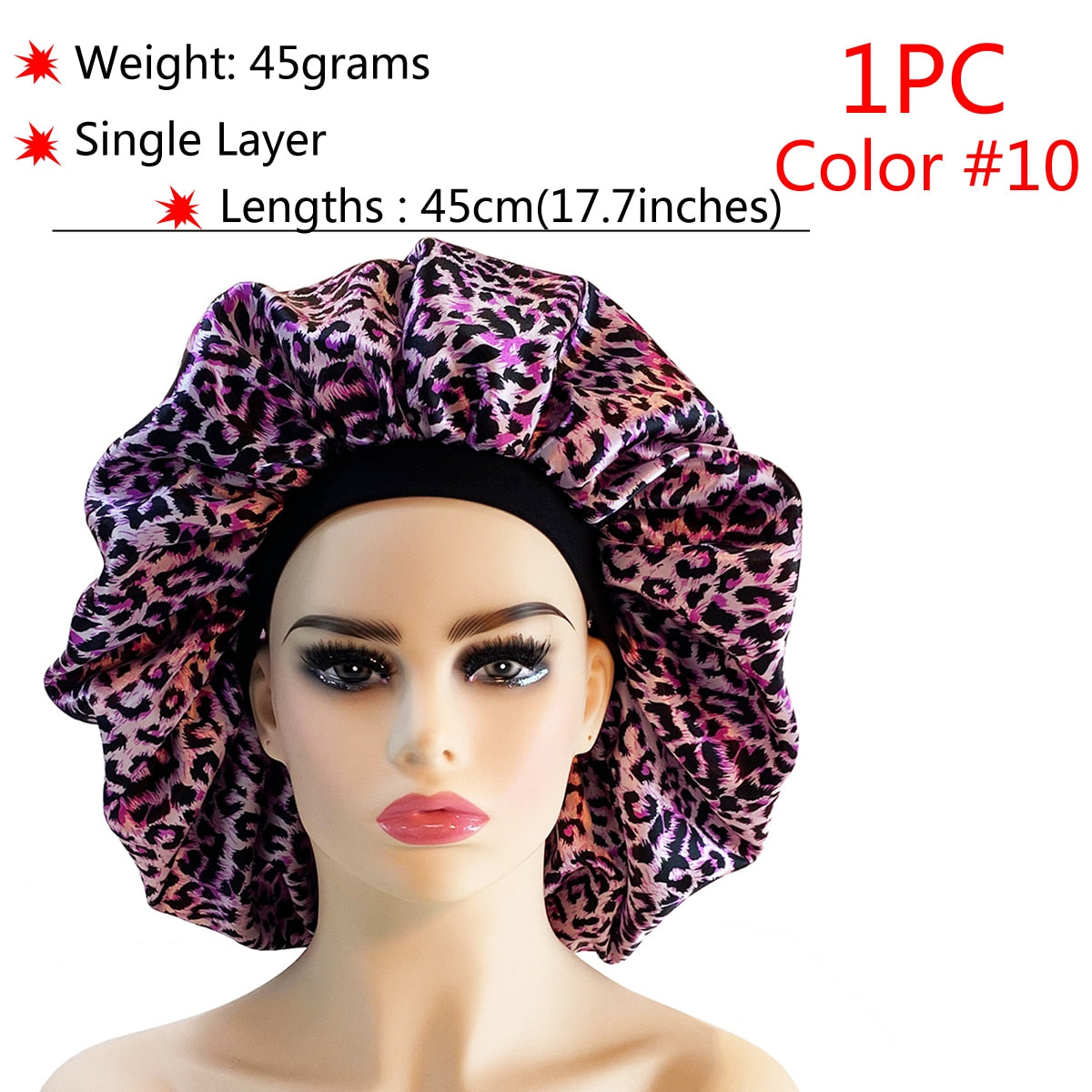 New Silk Sleeping Cap Night Hat Head Cover Bonnet Satin Cheveux Nuit For Curly Hair Care Women Beauty Maintenance Designer