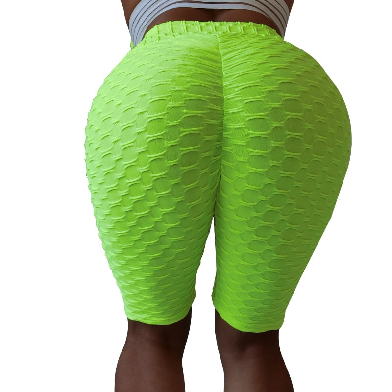 Women High Waist Shorts Workout Out Pocket Activewear Running Fitness Shorts Athletic Leggin Shorts