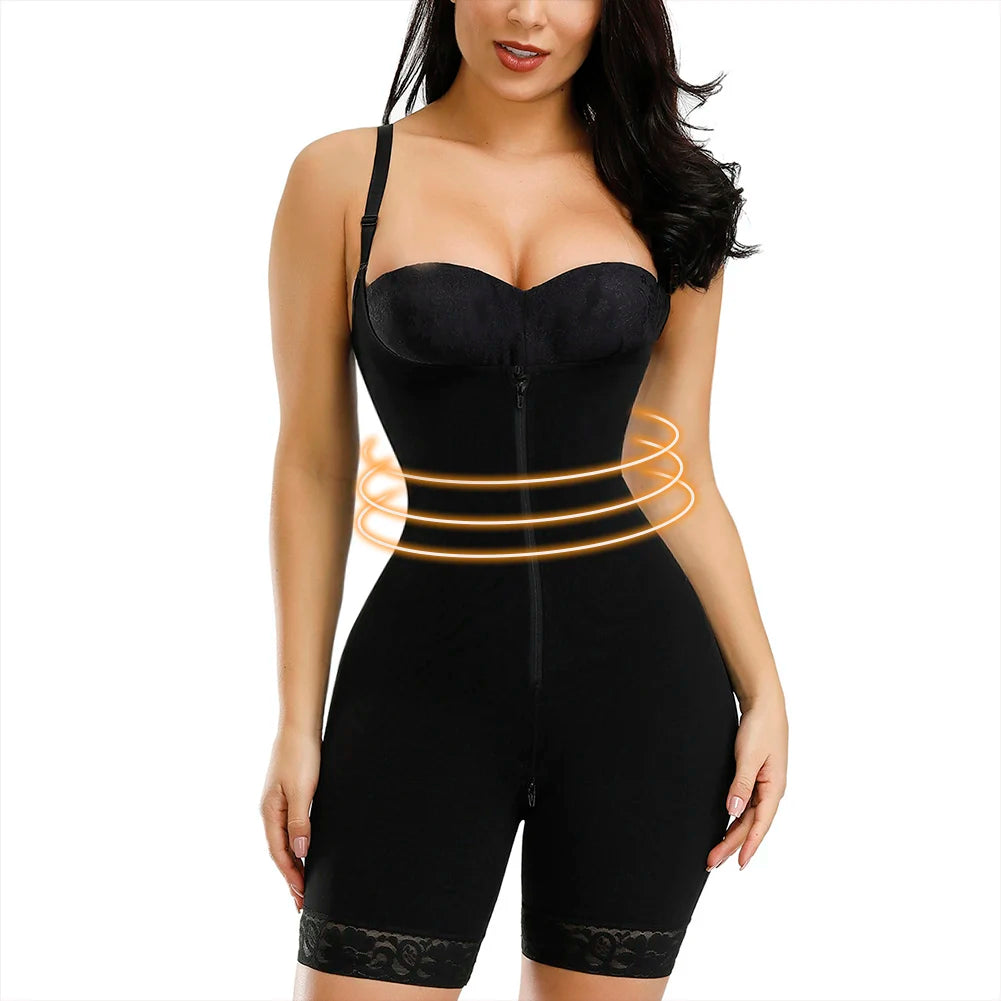 Straps Full Body Shaper Tummy Slimming Postpartum Stage 3 Girdle Push Up Butt Lifter Shapewear by DERILUJA LLC
