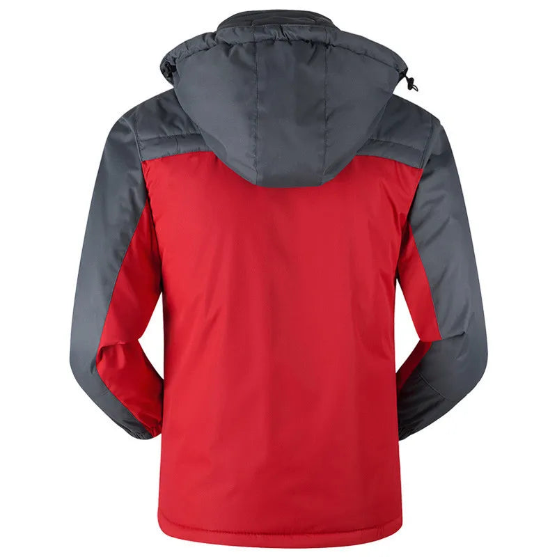 2023 Men Winter Thick Velvet Windproof Down Coat High Quality Male Waterproof Jacket cho