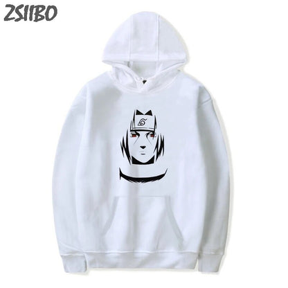 Hoodies Unisex Naruto Harajuku Japanese Anime Uchiha Itachi Printed Men's Hoodie Male Streetwear Fashion Casual sweatshirt Coat