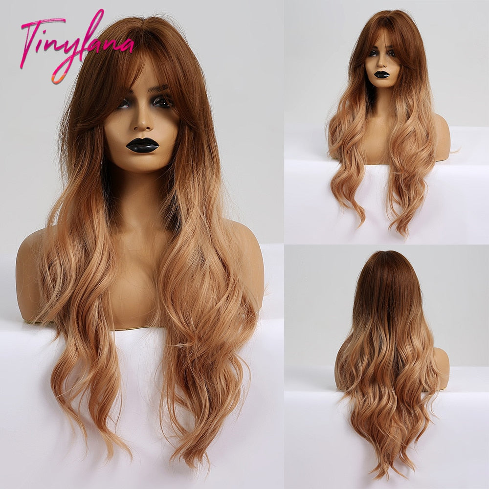 Badon marchand hair  For Women Long Hair Wigs Fake Hair