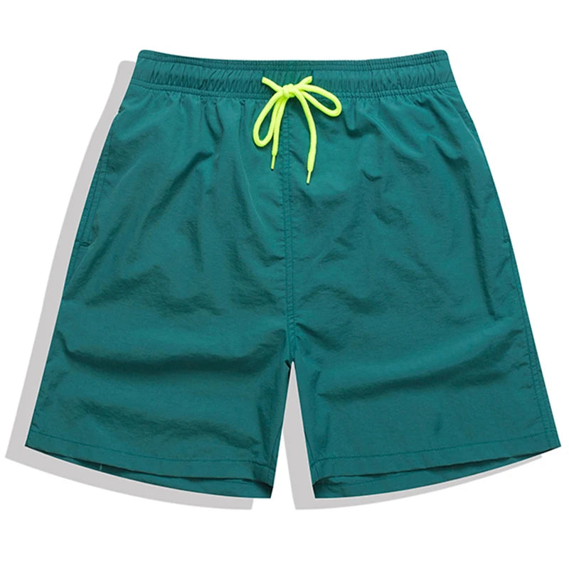 Summer Swim Pants Male Athletic Running Gym Quick Dry Swimsuit Size 4XL by DERILUJA LLC