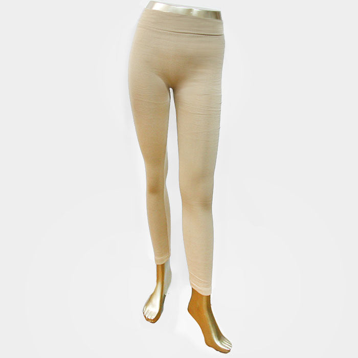 Fleece Lined Basic Winter Leggings by Madeline Love