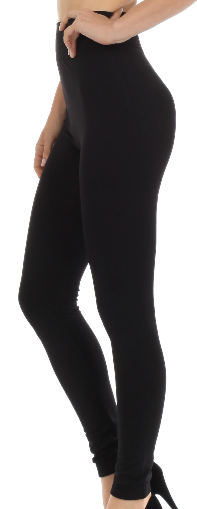 Sakkas Warm Soft Fleece Lined High Waist Leggings by Sakkas Store