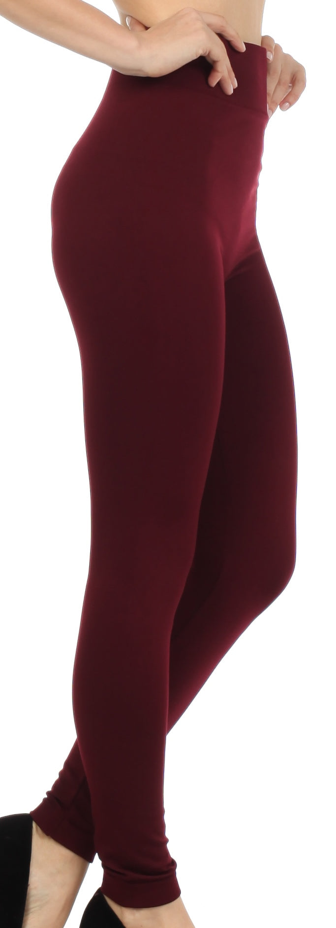 Sakkas Warm Soft Fleece Lined High Waist Leggings by Sakkas Store