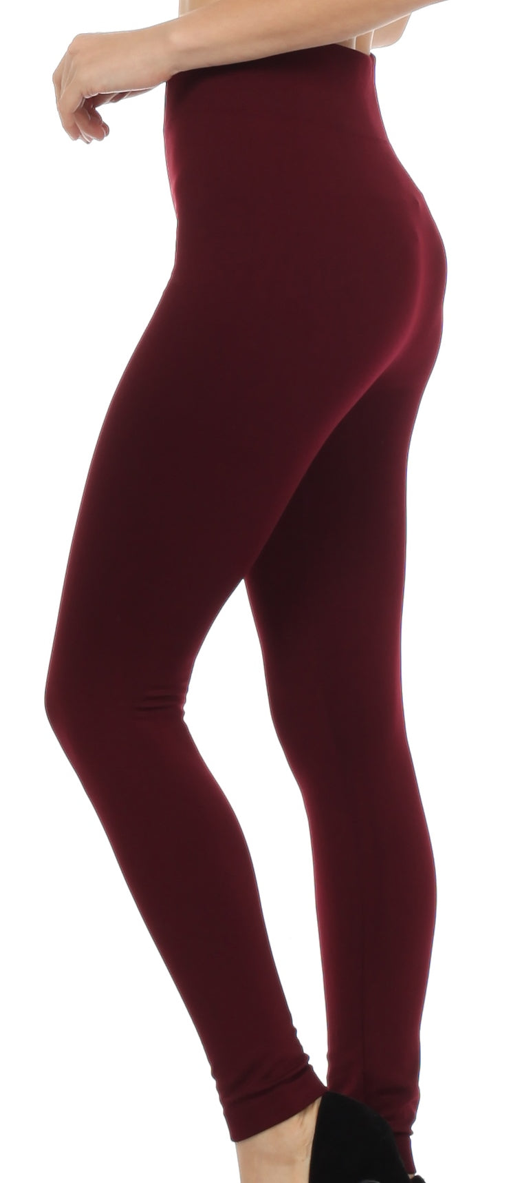 Sakkas Warm Soft Fleece Lined High Waist Leggings by Sakkas Store