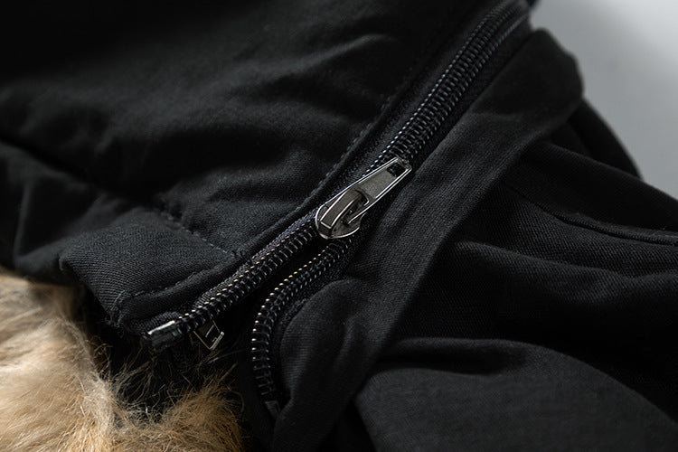 Men’s Long Washed Jacket – Casual Fall & Winter Coat